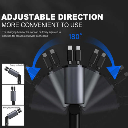 Retractable in car charger from gadgets and gizmos 1985