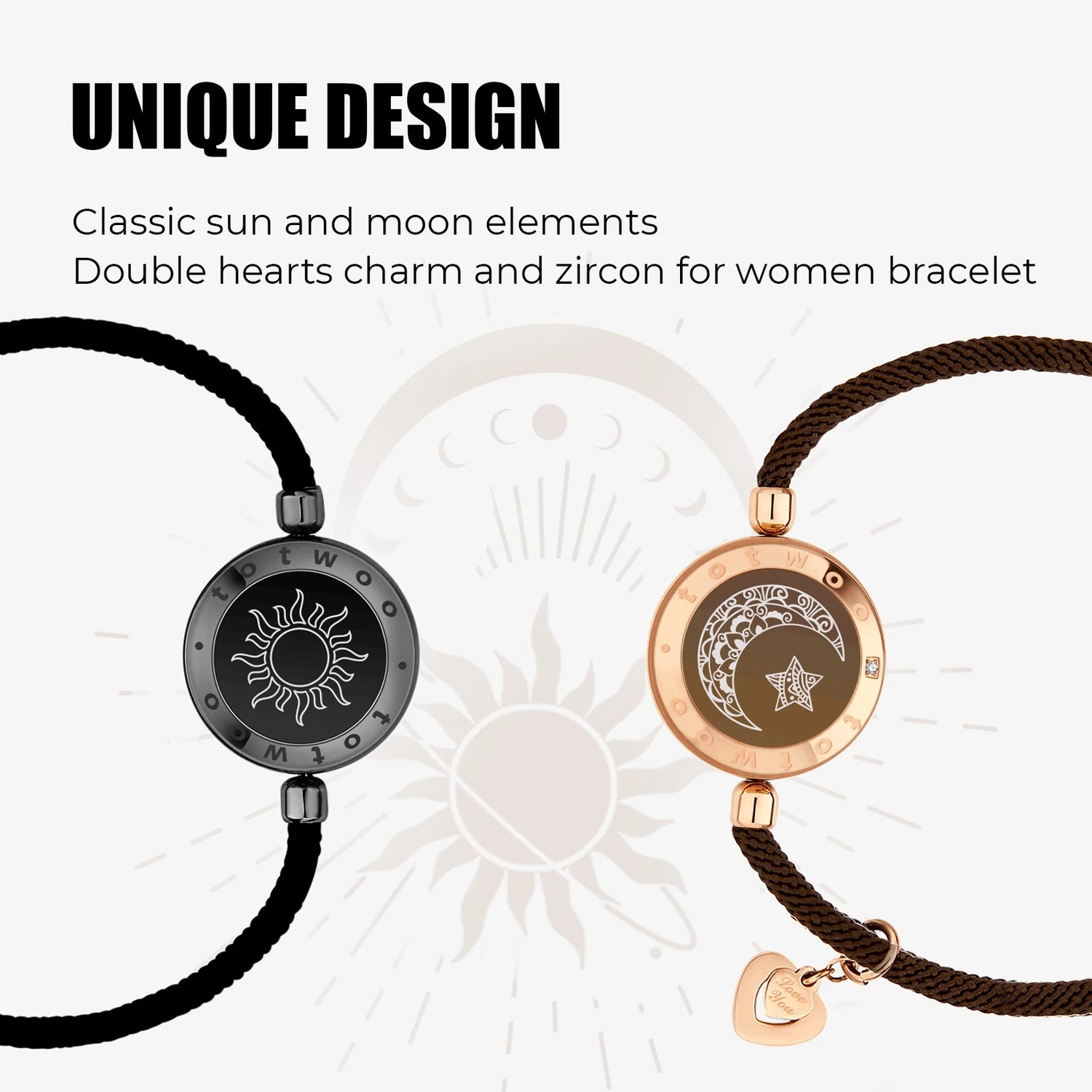 Sun &amp; Moon Totwoo Love Bracelets