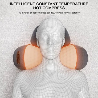 Electric Neck Massage Pillow Heating &amp; Vibration
