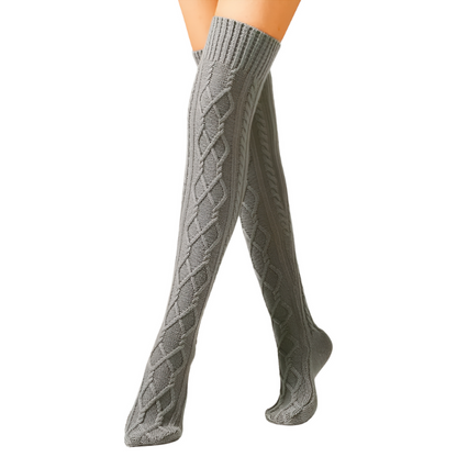 Winter Wool Over Knee Socks - Gadget and Gizmos1985