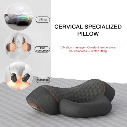Electric Neck Massage Pillow Heating &amp; Vibration